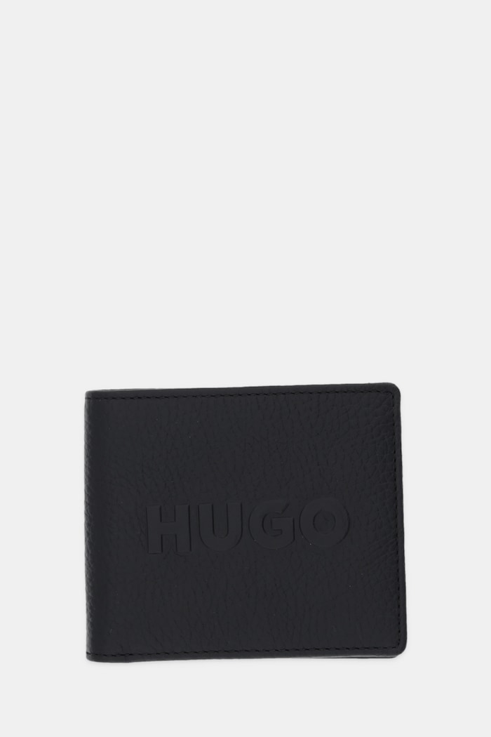 Kožni novčanik HUGO New Ethon HI BL_8CC bez uzorka crna 50552811