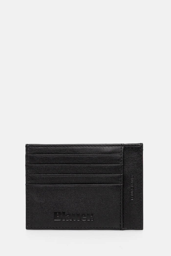 Blauer carcasă din piele husă de card negru CPV01