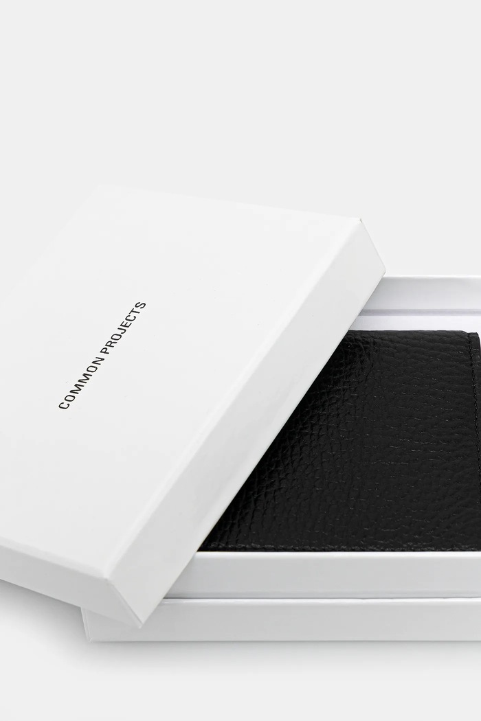 Usnjen etui za kartice Common Projects Card Holder Wallet črna 9174.7001