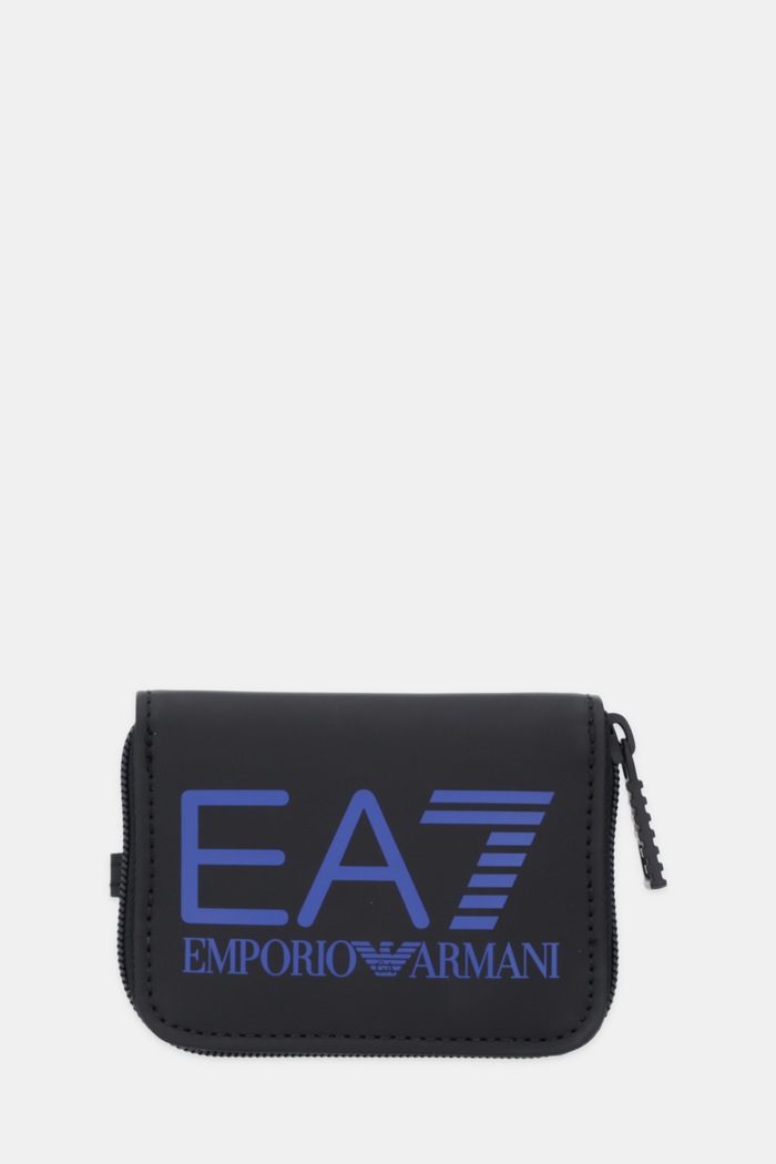 EA7 Emporio Armani portfel imitacja skóry licowej czarny 3R910.245055