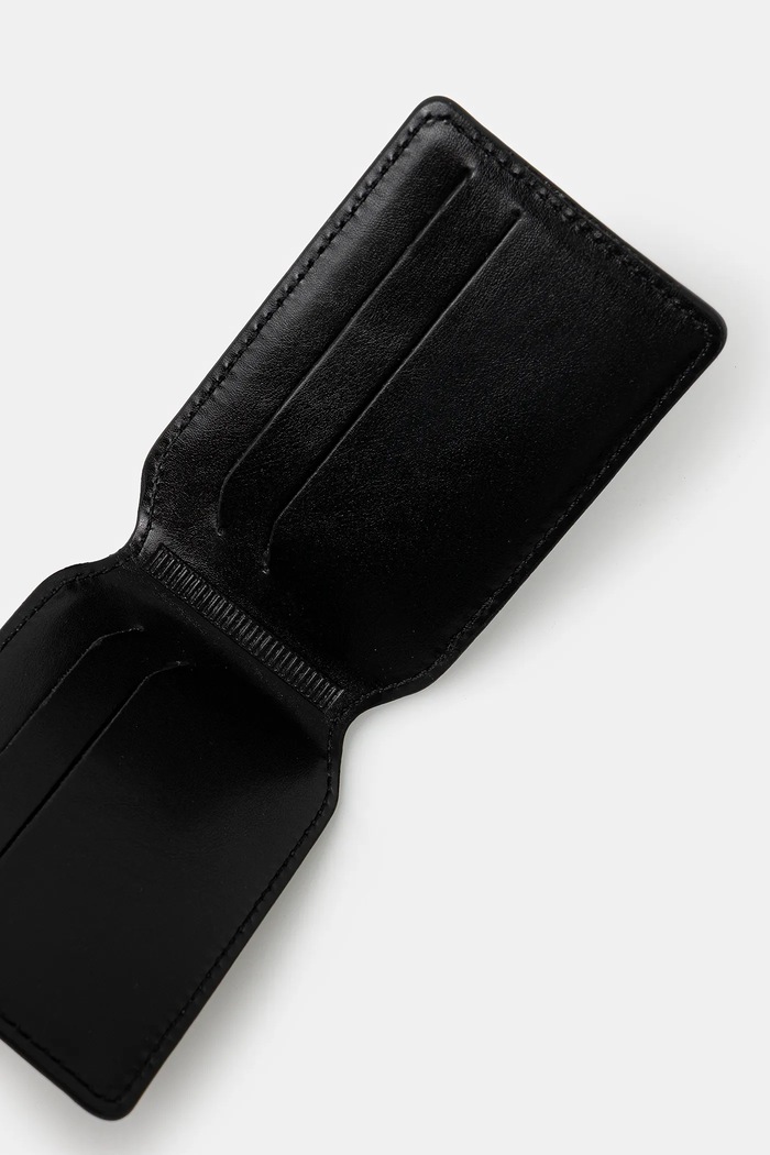 Accessories Martine Rose leather card holder Logo-Foil Embossed Leather 1150LP22001 black