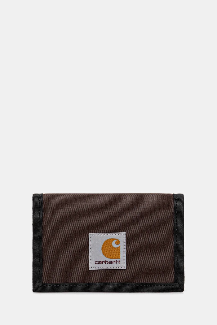 Carhartt WIP portafoglio Alec Wallet piccola impronta marrone I031471.33HXX