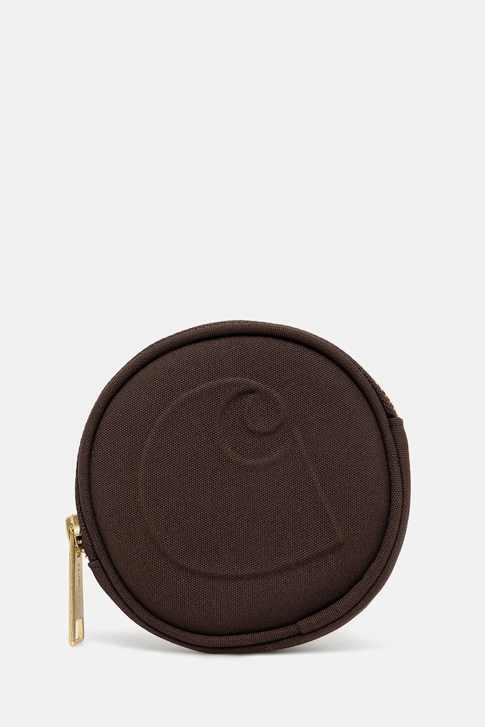 Peněženka Carhartt WIP Clarton Zip Wallet hladký hnědá I033780.47XX