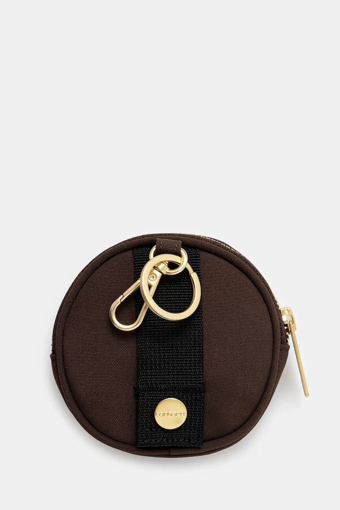 Peněženka Carhartt WIP Clarton Zip Wallet I033780.47XX hnědá AW25