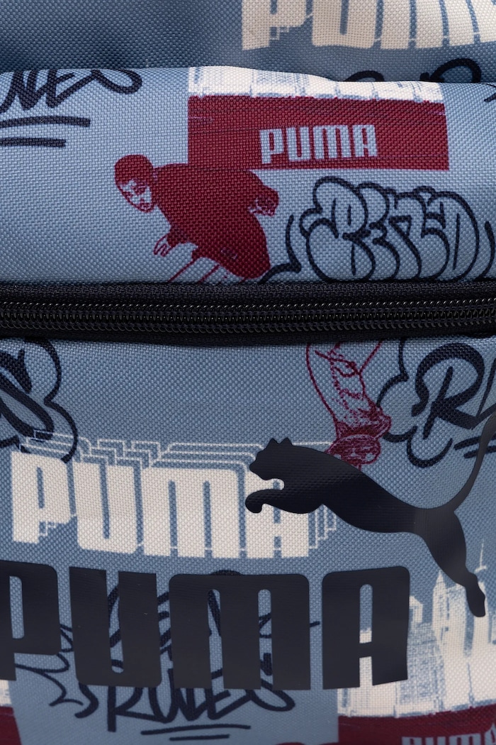 Puma ghiozdan copii PUMA PHASE AOP Small Backpack albastru 091324.9BYA