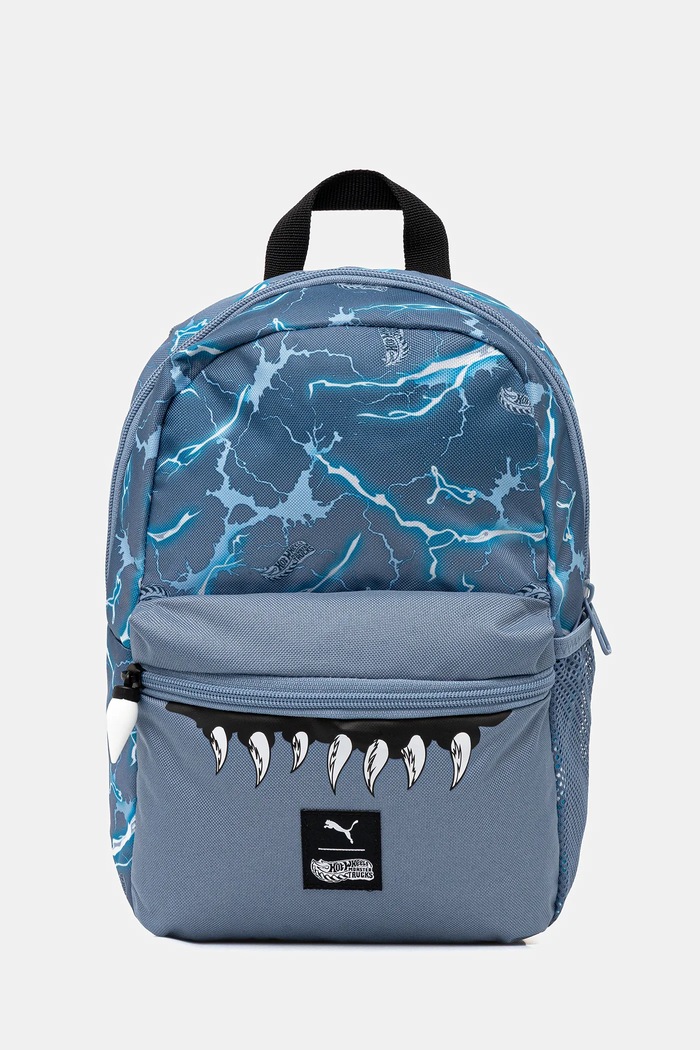 Puma ghiozdan copii PUMA x HOT WHEELS Extra Small Backpack nu incape in A4 albastru 091721