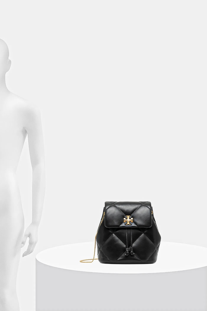 Kožený ruksak Tory Burch Kira Diamond 170485.001
