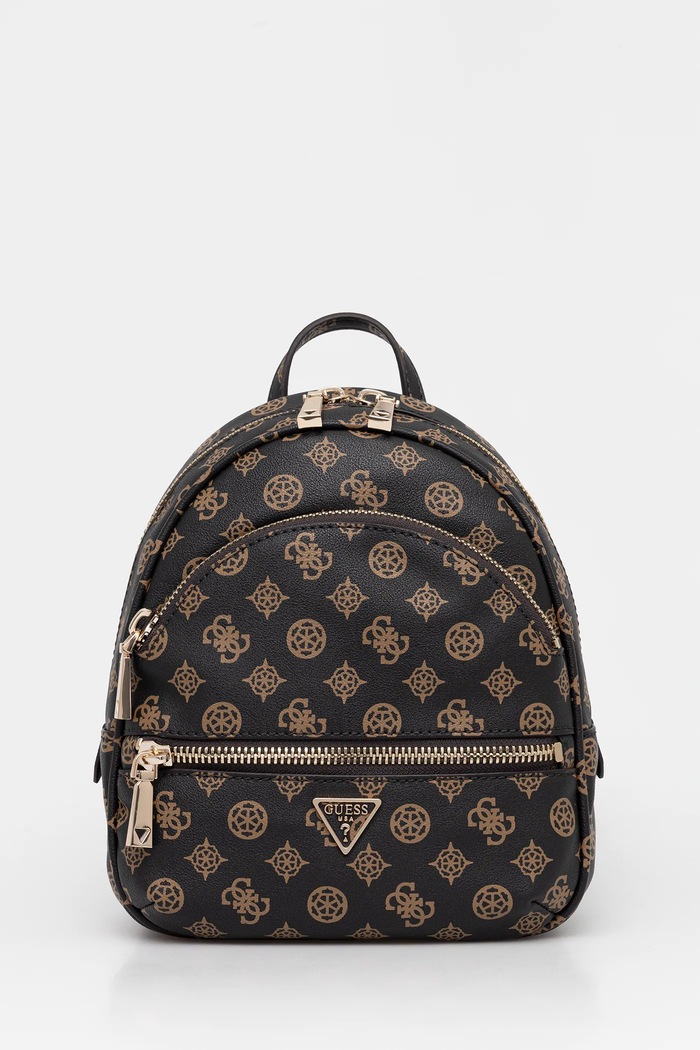 Guess zaino MANHATTAN stampa all-over marrone HWPG71.18320