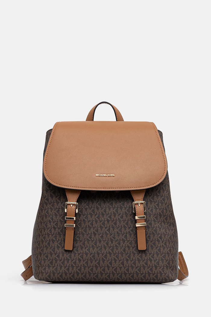 MICHAEL Michael Kors rucsac QUINN nu incape in A4 maro 30T5GQNB2B