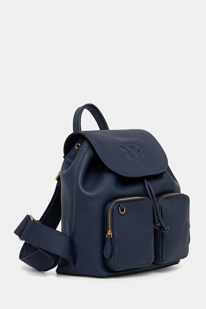Kožni ruksak Pinko 104351.A29Q plava AW25