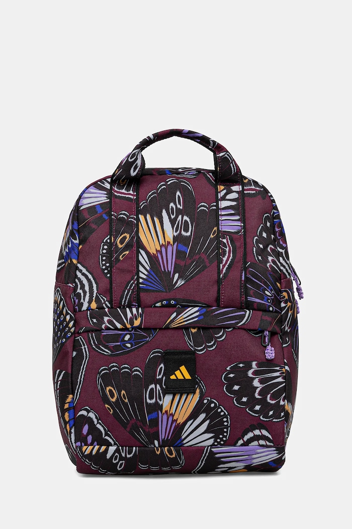 adidas rucsac x Farm Rio incape in A4 burgundia JN2674