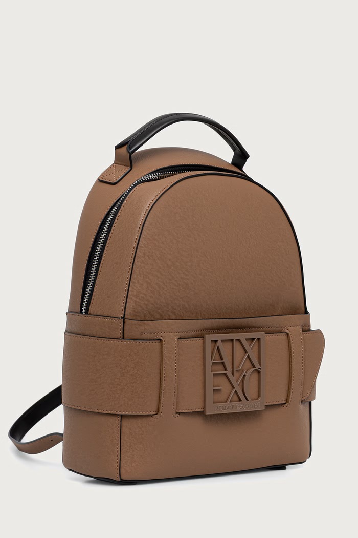 Armani Exchange městský batoh dámský z imitace kůže XW001204.AF13672 béžová SS26