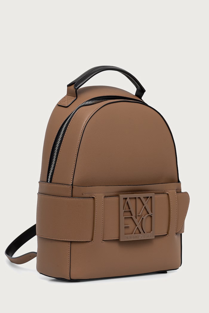 Armani Exchange městský batoh dámský z imitace kůže XW001204.AF13672 béžová SS26
