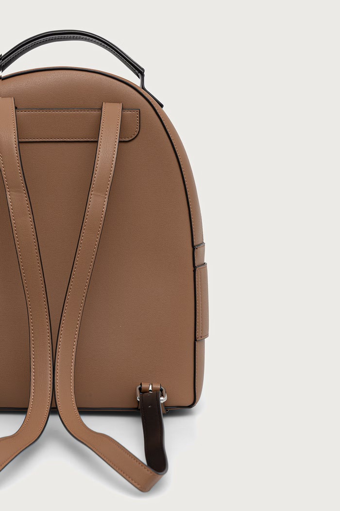 Doplňky Armani Exchange městský batoh dámský z imitace kůže XW001204.AF13672 béžová