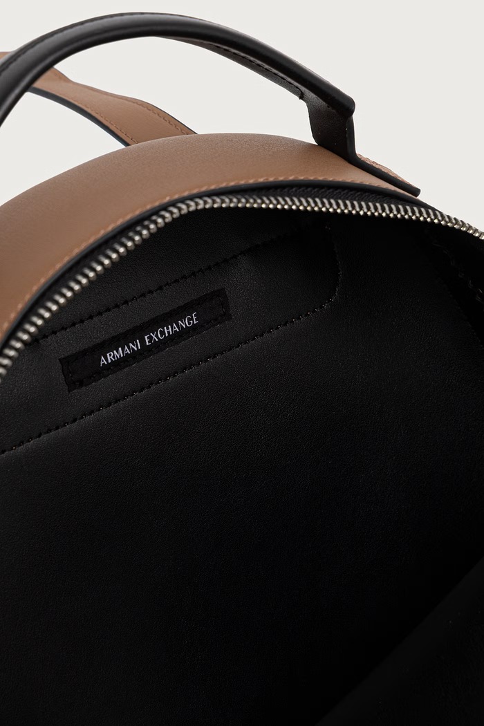Armani Exchange městský batoh dámský z imitace kůže XW001204.AF13672 béžová