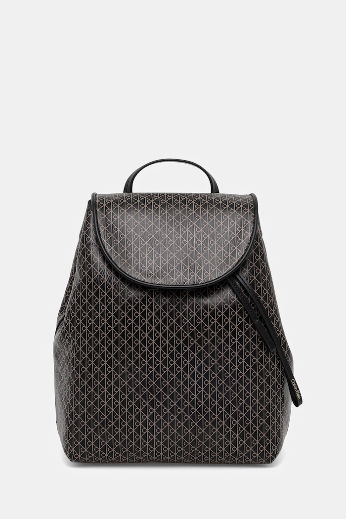 Ruksak Calvin Klein vzorovaný hnedá LV04F3271G