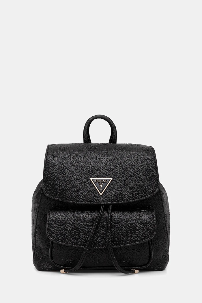Ruksak Guess CRESIDIA jemný vzor čierna HWPD98.88310