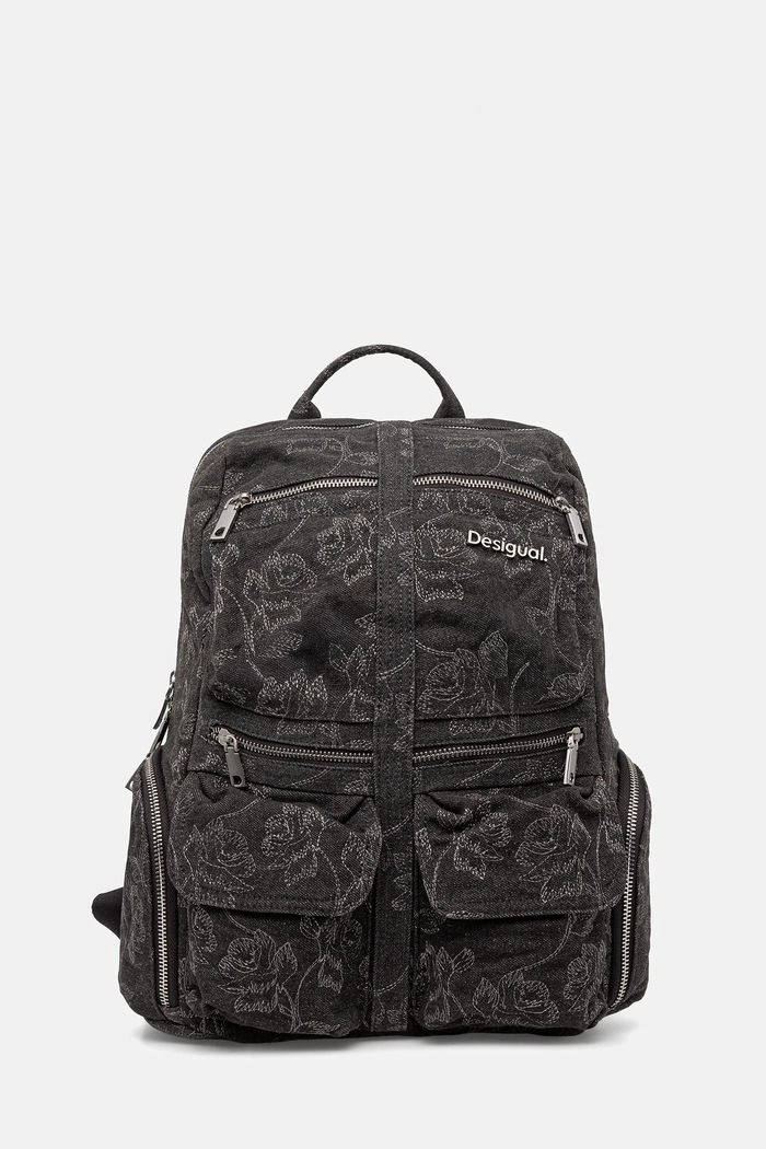 Раница Desigual WHISKEY EMBROIDERY 0 щампа сив 25WAKD07