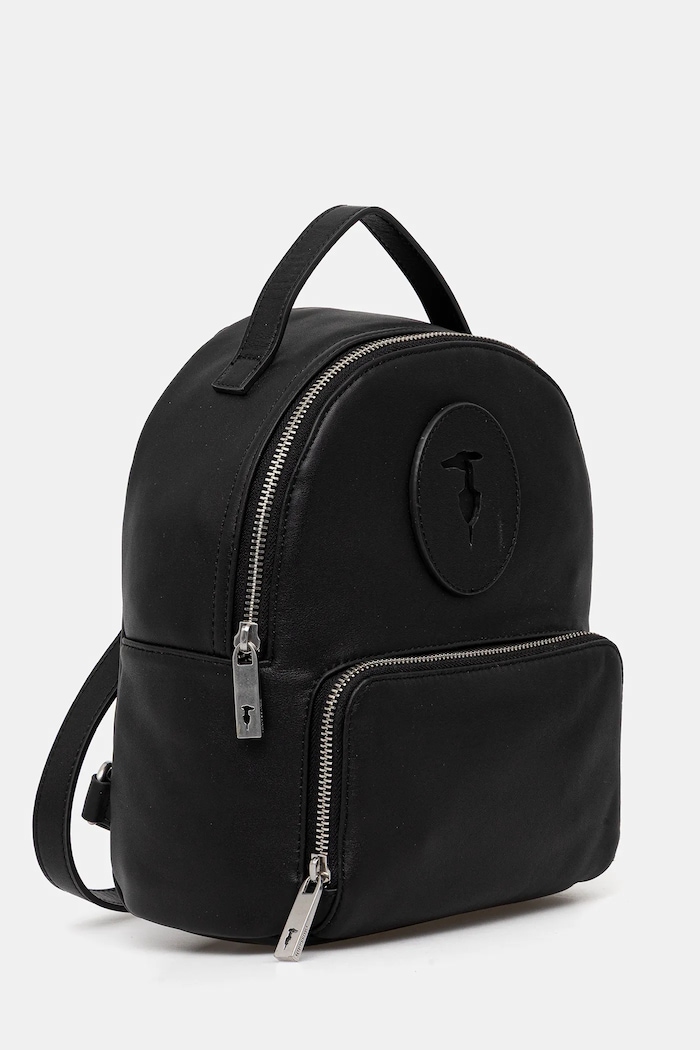Kožený batoh Trussardi Z658E006087N černá AW25