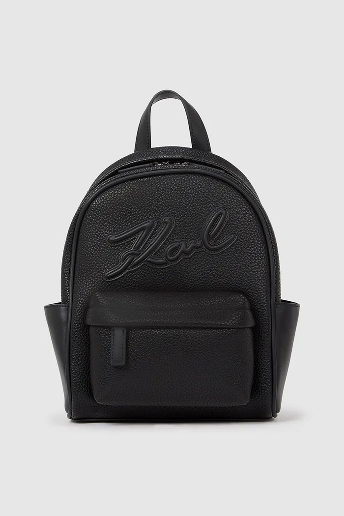 Karl Lagerfeld rucsac K/SKUARE nu incape in A4 negru A4W30057