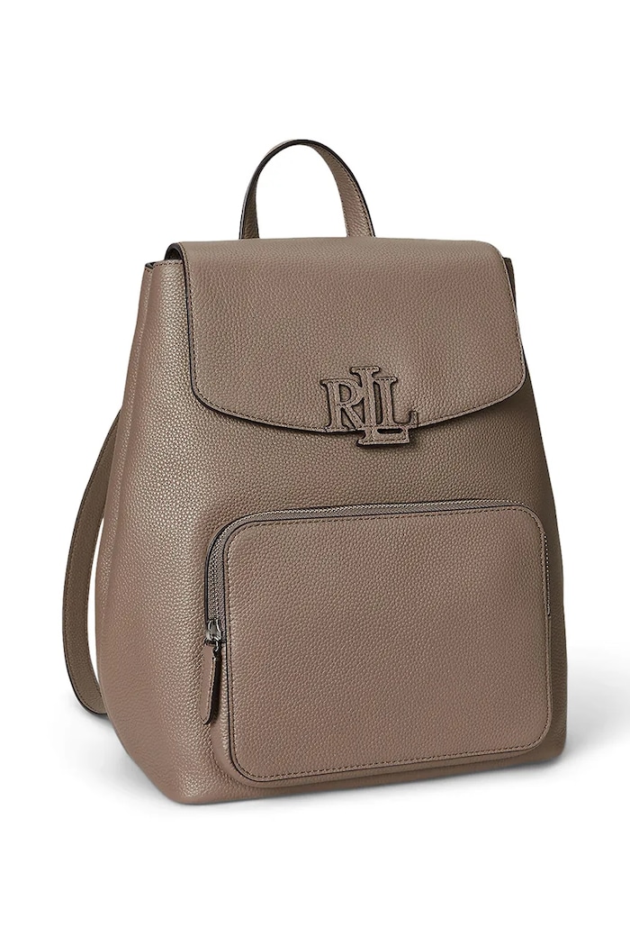Kožený batoh Lauren Ralph Lauren 431969355 hnědá AW25