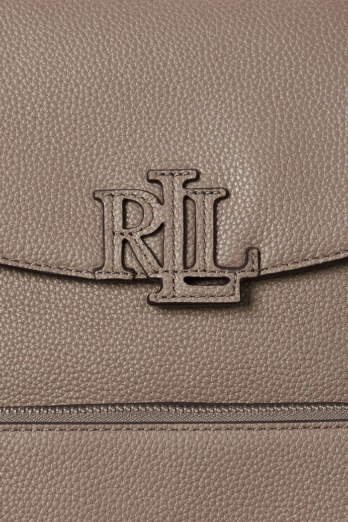 Kožený batoh Lauren Ralph Lauren 431969355 hnědá