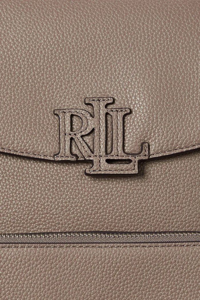 Kožený batoh Lauren Ralph Lauren 431969355 hnědá