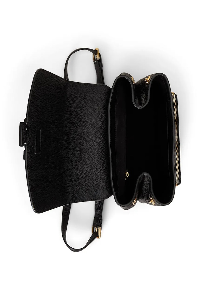 Lauren Ralph Lauren ghiozdan de piele negru 431969355