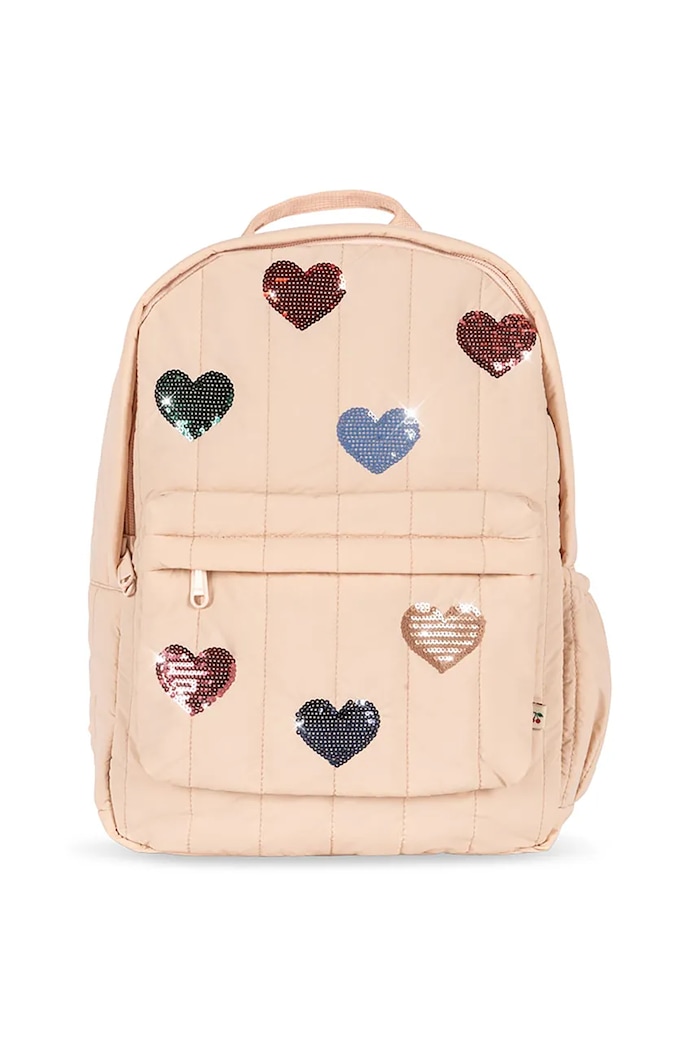 Konges Sløjd ghiozdan copii JUNO QUILTED SEQUIN BACKPACK MIDI KS103554.9BYA roz AW25