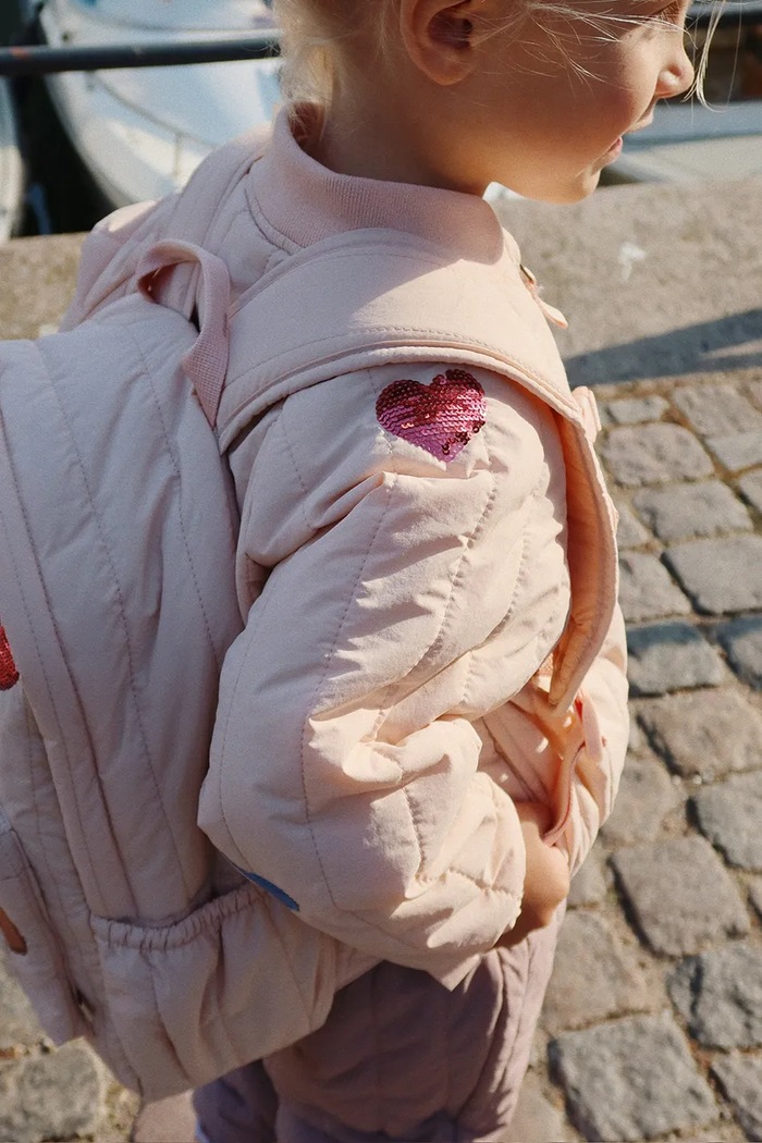 Konges Sløjd ghiozdan copii JUNO QUILTED SEQUIN BACKPACK MIDI KS103554.9BYA