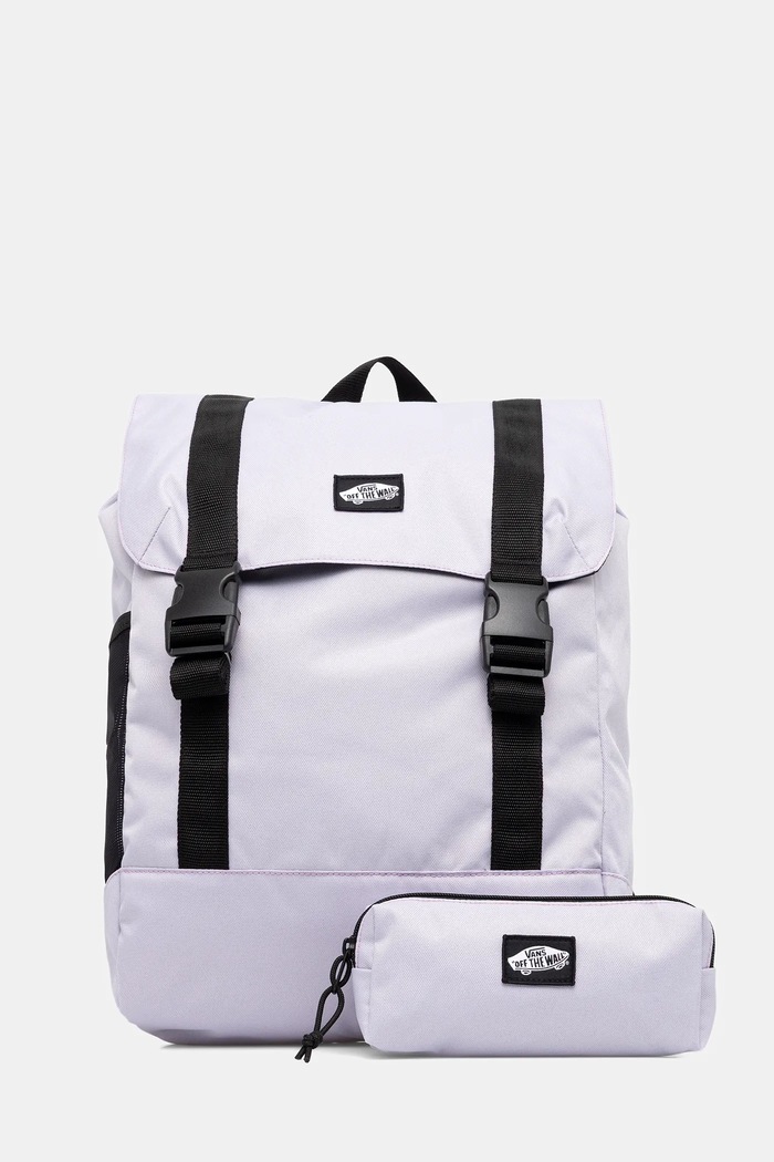 Vans plecak dziecięcy Vans Utility Backpack mieści A4 fioletowy VN000PSFEMY1