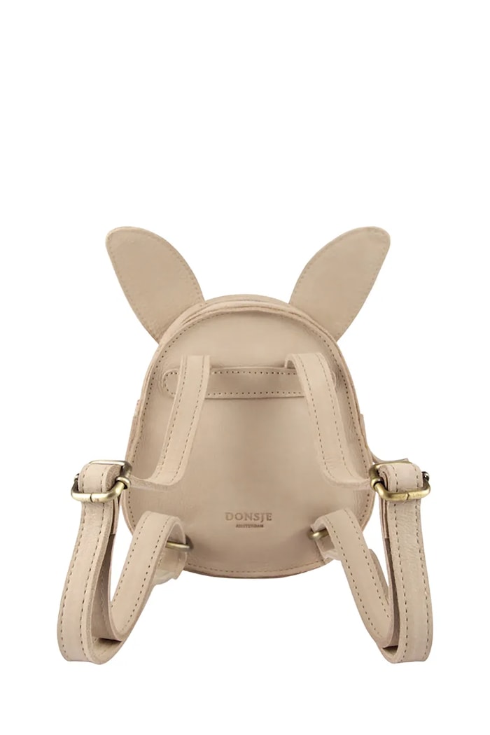Băieți Donsje rucsac din piele pentru copii Kapi Classic Backpack Bunny 5005009 bej