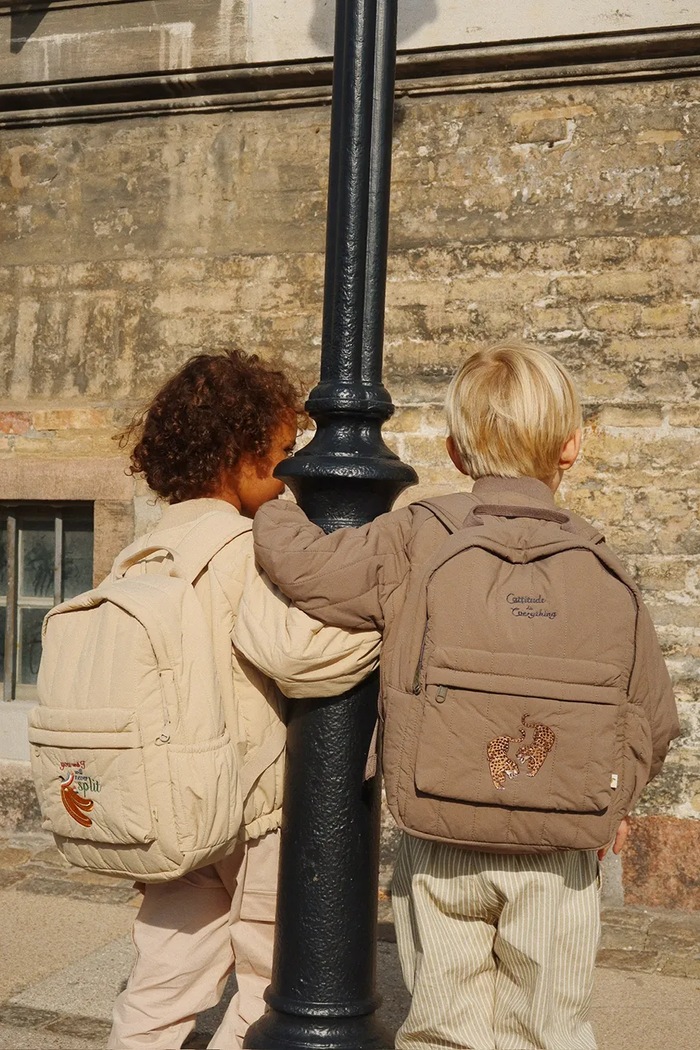 Konges Sløjd Ghiozdan copii JUNO QUILTED BACKPACK MIDI KS103489.9BYA
