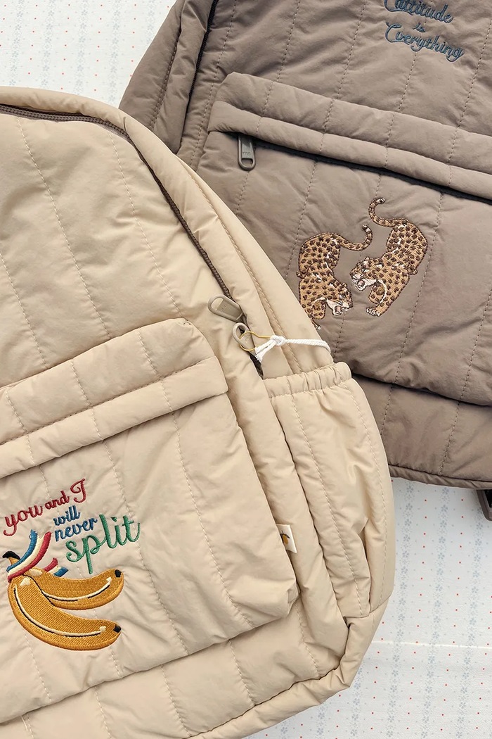 Konges Sløjd Ghiozdan copii JUNO QUILTED BACKPACK MIDI KS103489.9BYA