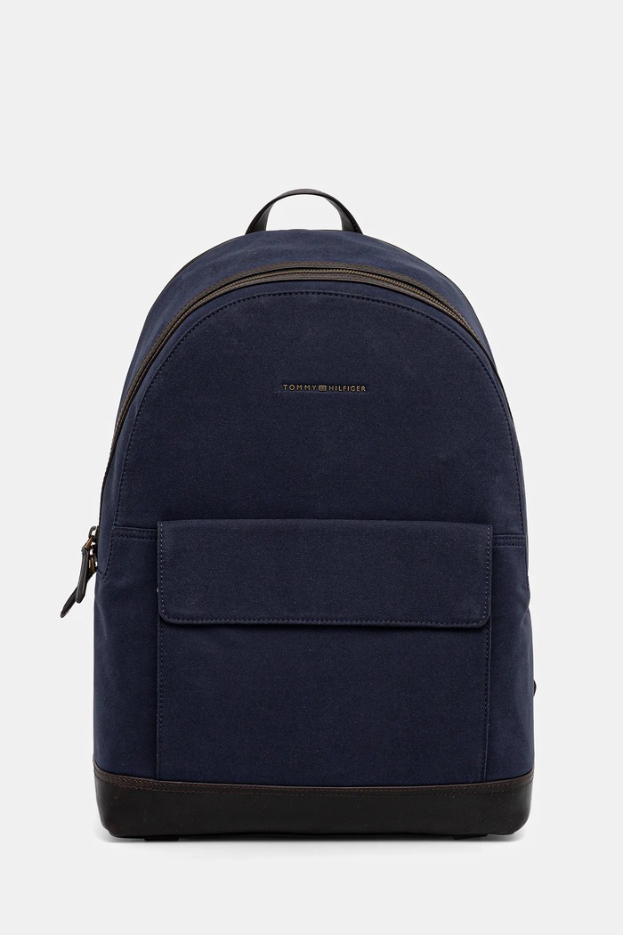 Tommy Hilfiger plecak mieści A4 granatowy AM0AM13501
