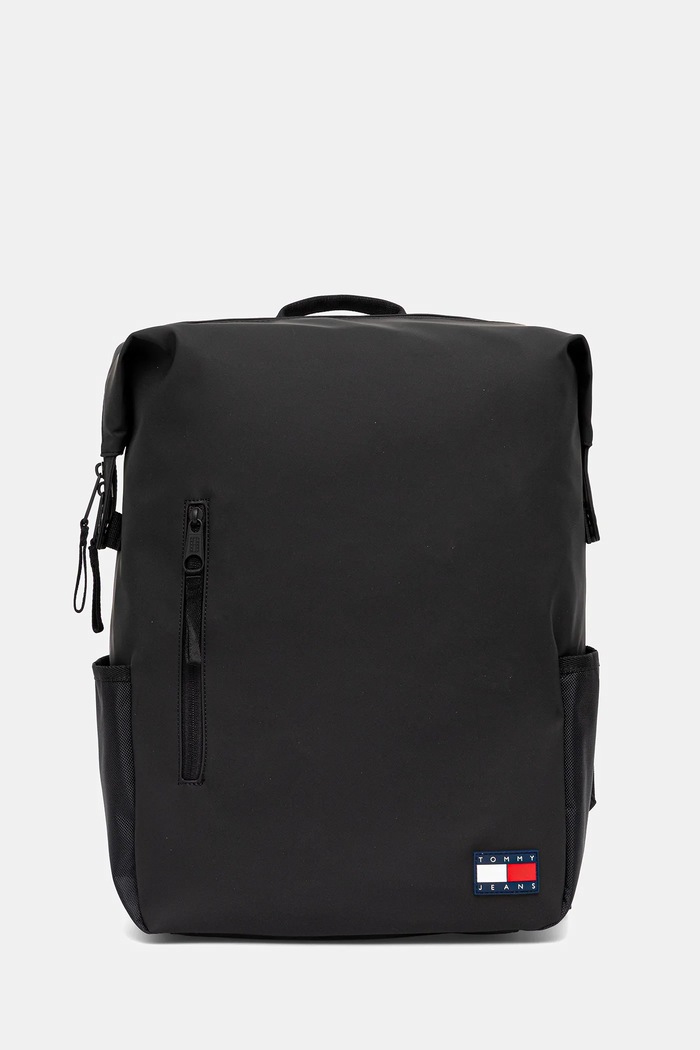 Tommy Jeans plecak mieści A4 czarny AM0AM13551