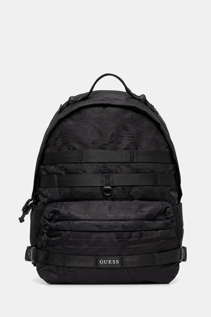 Ruksak Guess ASTI vzorovaný čierna HMASNC.P5375