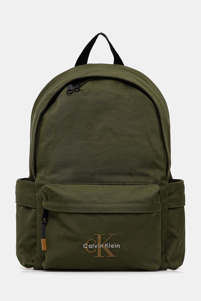 Ruksak Calvin Klein jednofarebný zelená LV04D3114G