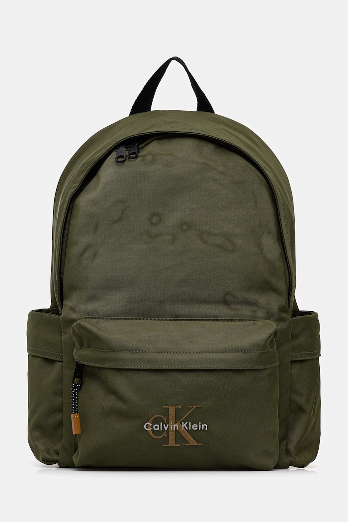Ruksak Calvin Klein jednofarebný zelená LV04D3114G