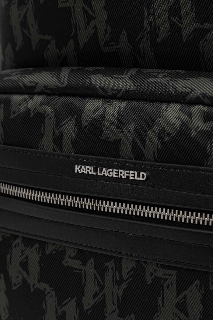 Σακίδιο πλάτης Karl Lagerfeld K/MONOGRAM μαύρο A4M30199