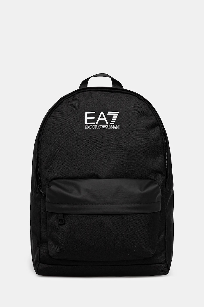 Раница EA7 Emporio Armani надпис черен AF19722.7X000390