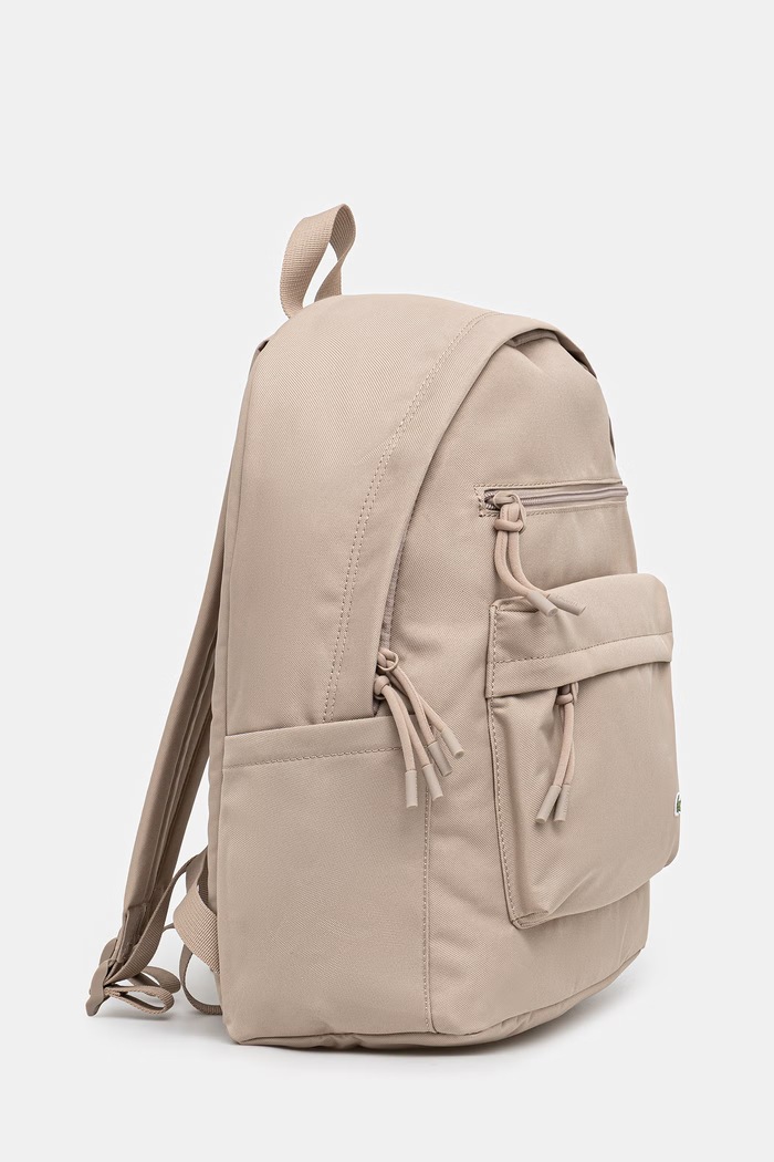 Lacoste city backpack NU5180NE beige SS26