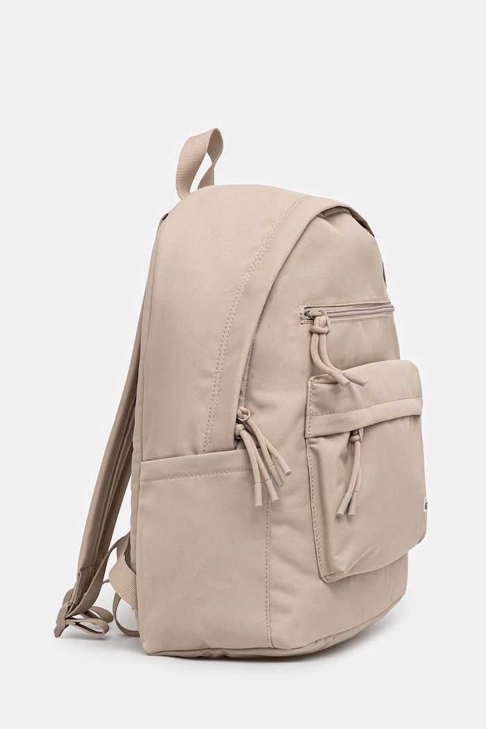 Lacoste city backpack NU5180NE beige SS26
