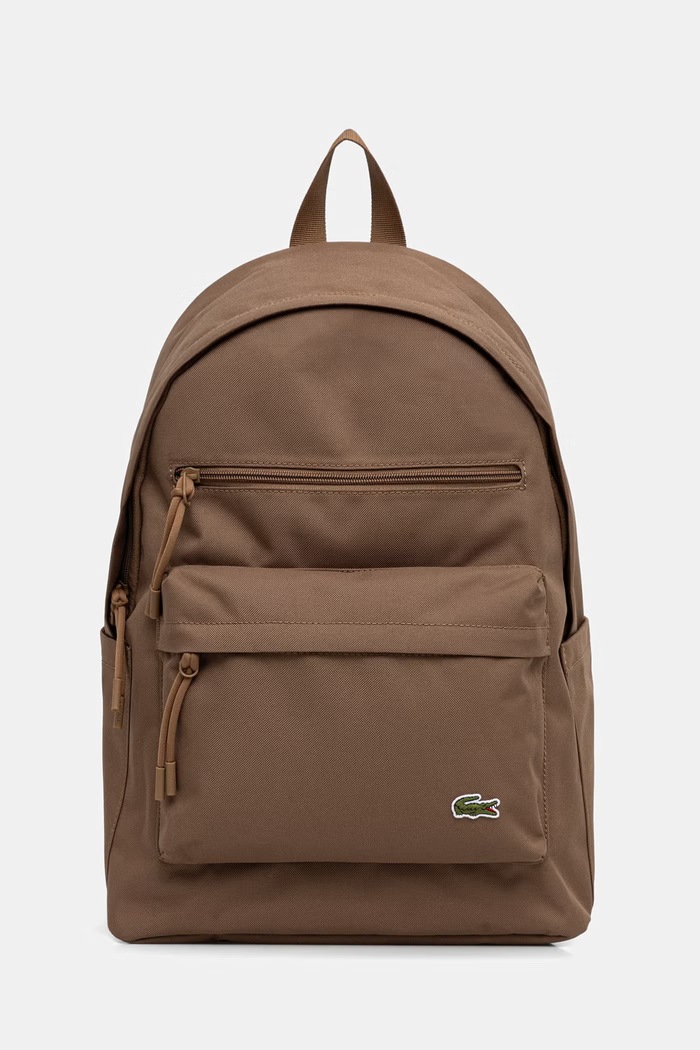 Lacoste plecak miejski brązowy NU5180NE