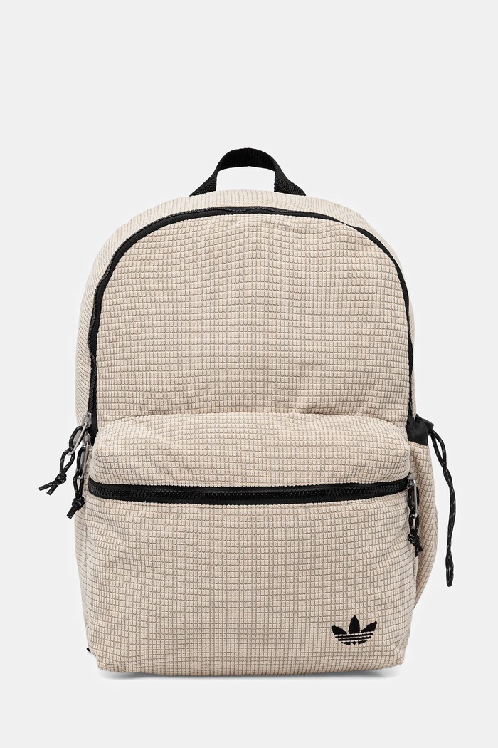 Batoh adidas Originals hladký béžová JW1186
