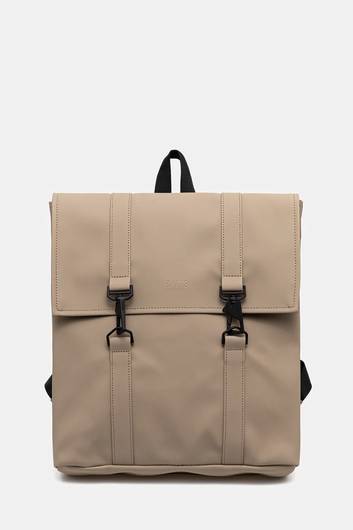 Рюкзак Rains 13310 MSN Bag Mini гладкий бежевый 13310.133