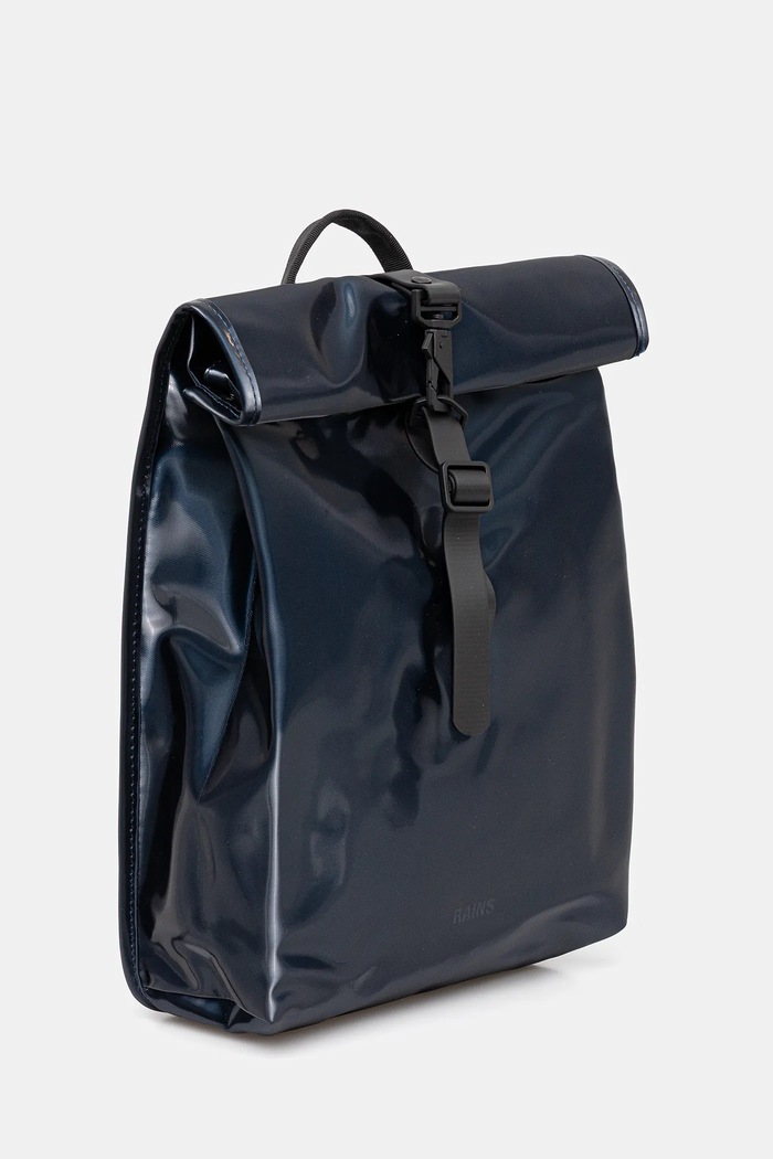 Ruksak Rains 13330 Rolltop Rucksack Mini 13330. tmavomodrá AW25