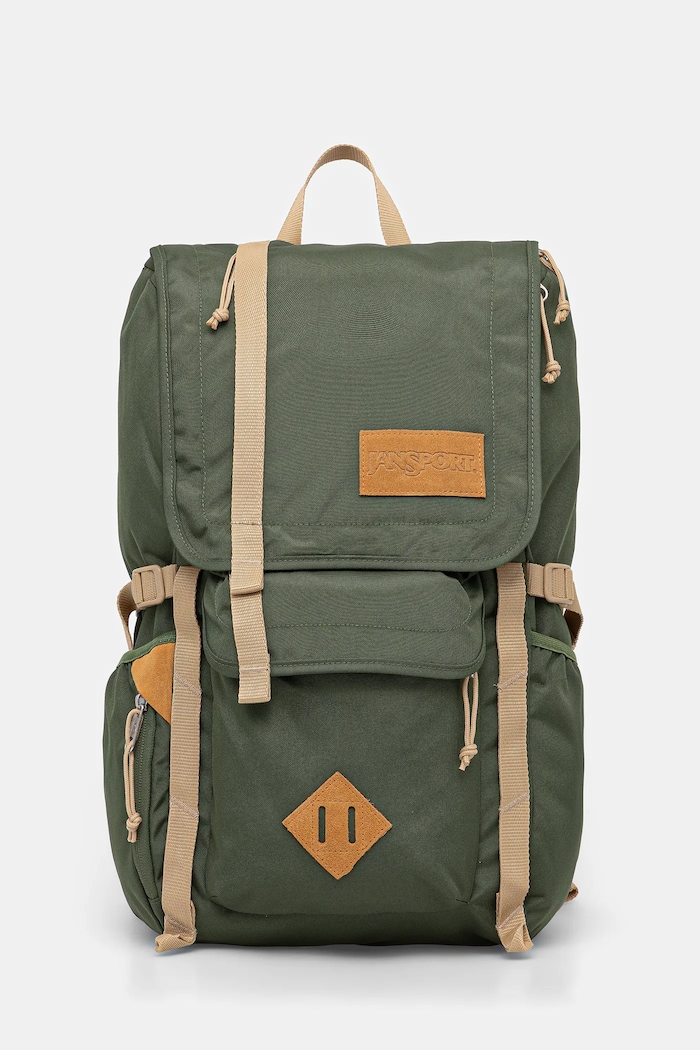 Ruksak Jansport jednofarebný zelená EK0A5BI62T3