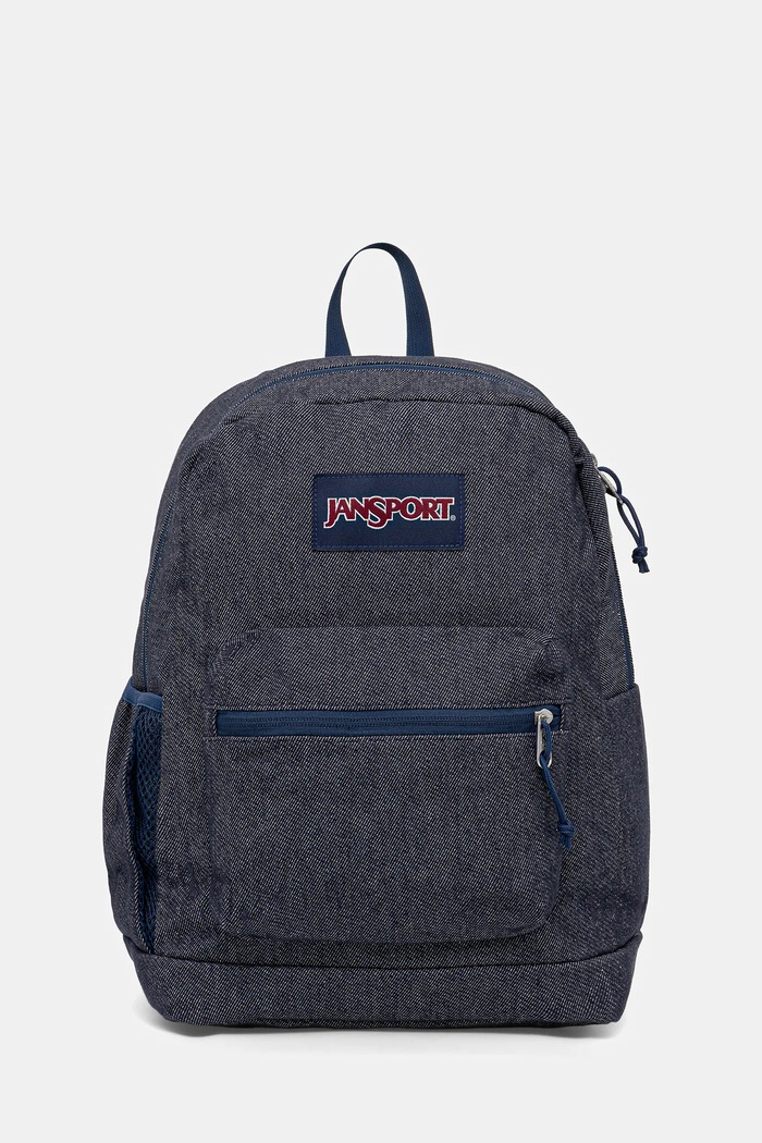 Džínsový batoh Jansport jednofarebný tmavomodrá EK0A5BJ61W0