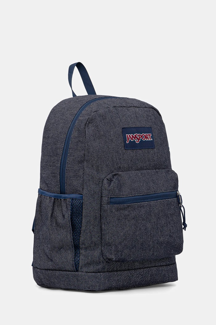 Džínsový batoh Jansport EK0A5BJ61W0 tmavomodrá AW25